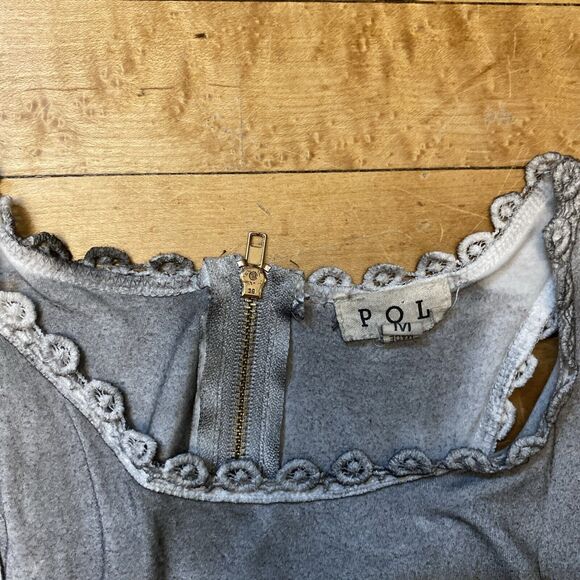 POL Gray Sleeveless Blouse - Picture 2 of 10